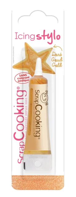 Icing stylo doré