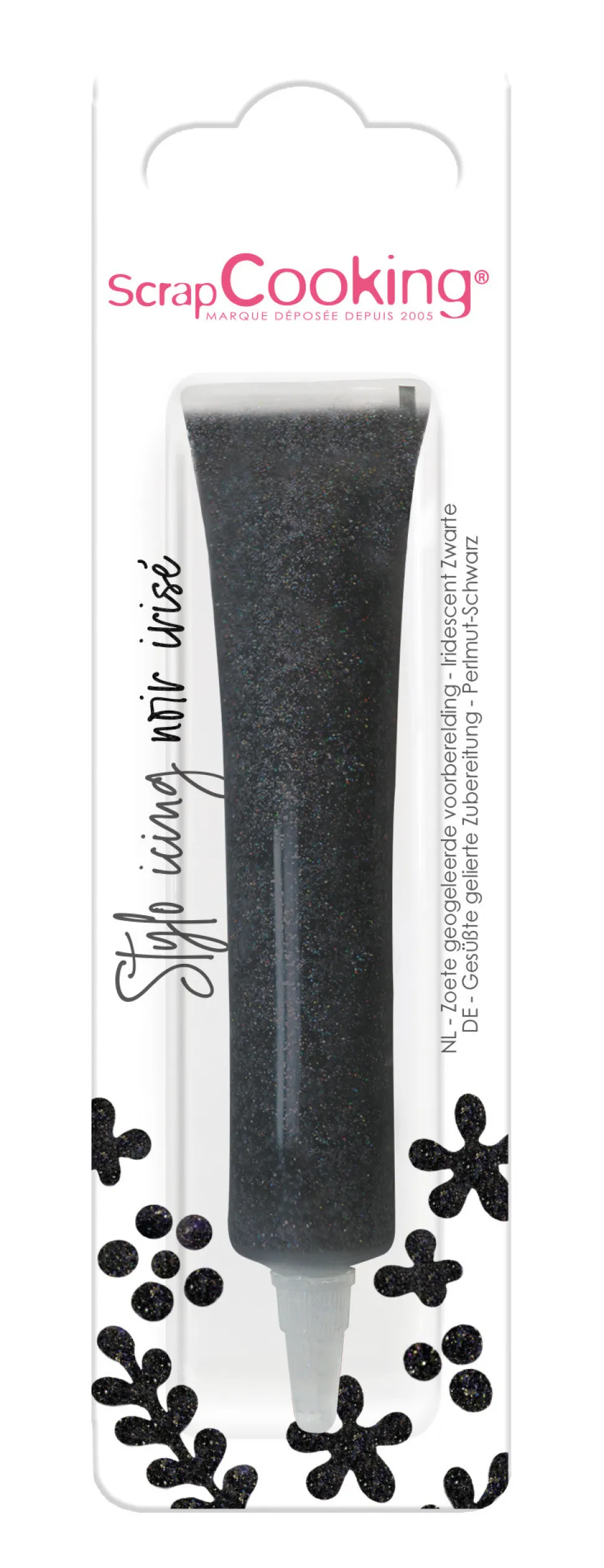 Icing stylo noir irisé