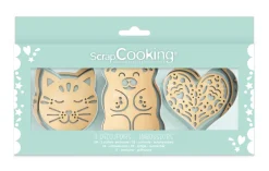 Lot emporte-pièces et embosseurs Animaux x3