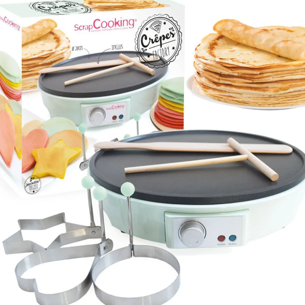 Machine à crêpes maison "Crêpes factory" Ø28
