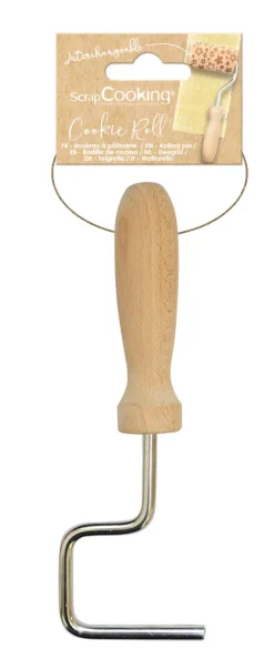 Manche en bois pour mini rouleau pâtissier