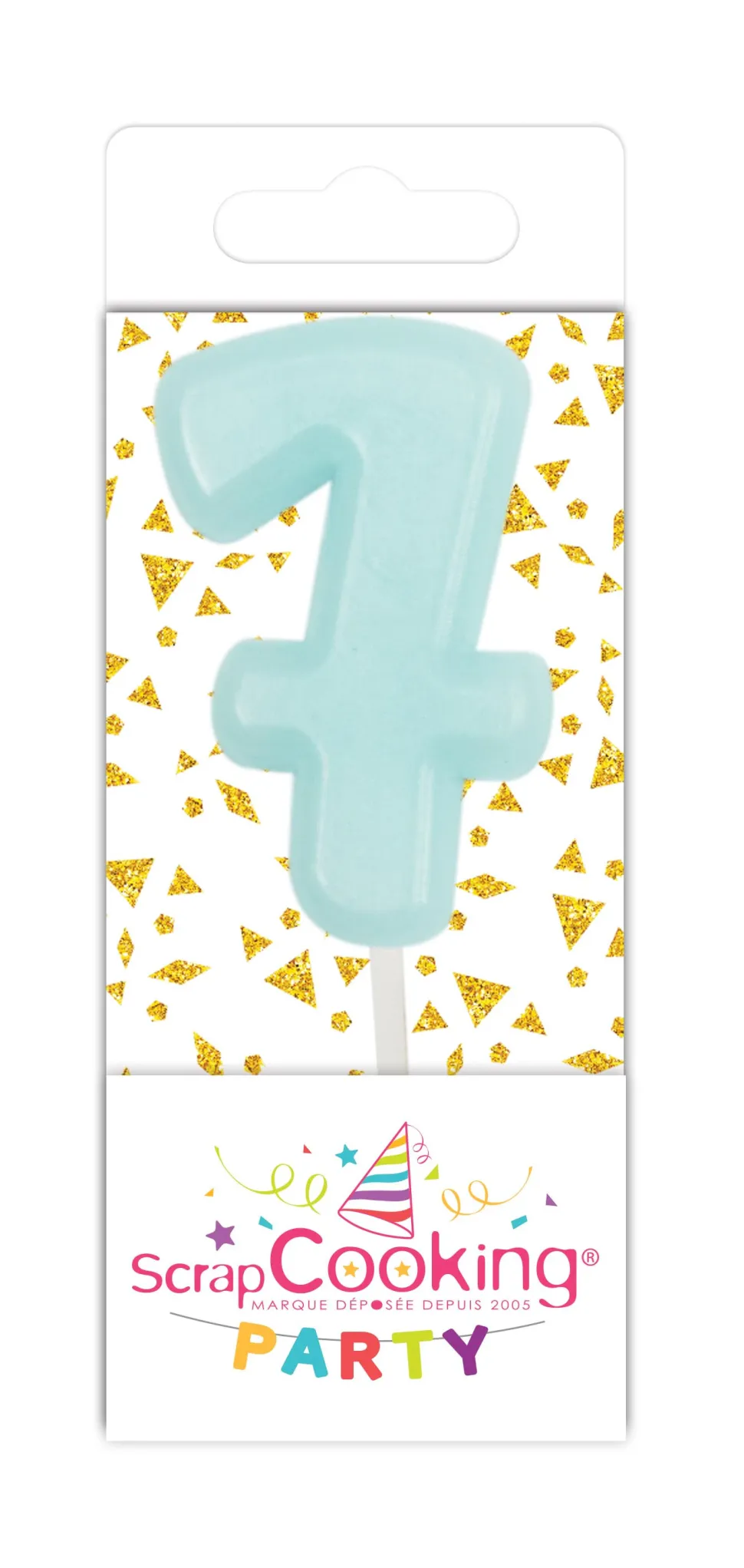 Mini bougie chiffre 7