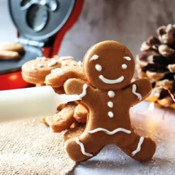 Mini gaufrier Bonhomme pain d'épices - Waffle Factory