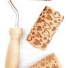 Mini rouleau pâtissier à empreintes Flocon