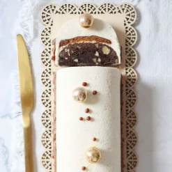 Moule bûche acier inoxydable 28cm
