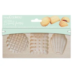 Moule bois biscuits fourrés Petits biscuits