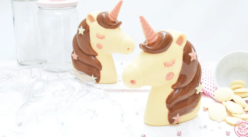 Moule 3D choco licorne