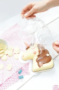 Moule 3D choco licorne