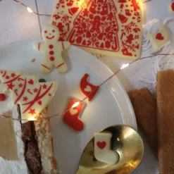 Moule embout de bûche motif Noël