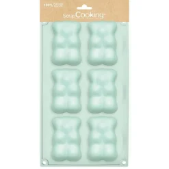 Moule en silicone gâteau oursons - 6 empreintes