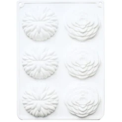 Moule en silicone pochage tartelettes Saint-Honoré 3D - Ø7 cm