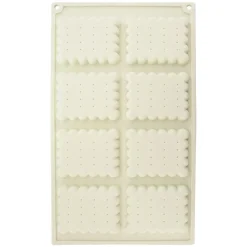 Moule en silicone pour biscuits Petits beurre maison - 8 empreintes