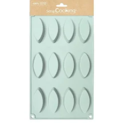 Moule en silicone pour gâteaux barquettes - 12 empreintes