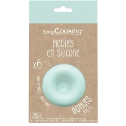 6 moules à Donuts en silicone