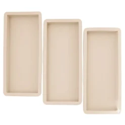 Moules en silicone pour layer cake & bûches x3
