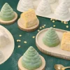 Moule silicone 3D sapins de Noël - 6 empreintes