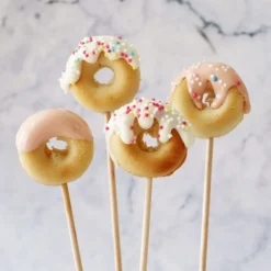 Moule silicone pour donuts pops - 12 mini donuts