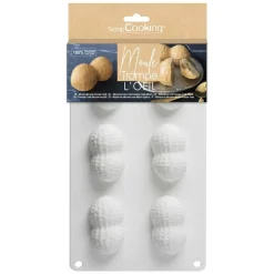 Moule silicone trompe-l’œil cacahuète - 6 empreintes