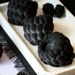 Moule silicone trompe-l'œil framboise individuel - Ø7 cm