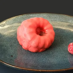 Moule silicone trompe-l'œil framboise individuel - Ø7 cm