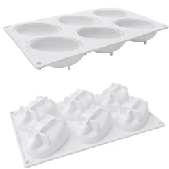 Moule silicone trompe-l’œil pistache - 6 empreintes