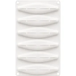 Moule silicone trompe-l’œil vanille - 6 empreintes