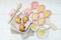 6 moules silicone individuels Licorne
