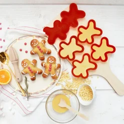 6 moules silicone individuels Ginger