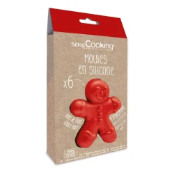 6 moules silicone individuels Ginger