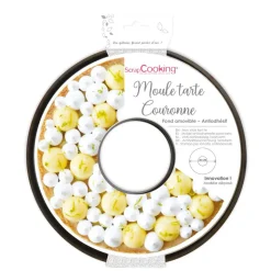 Moule tarte couronne / à trou antiadhésif