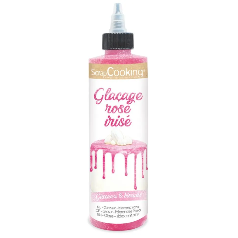 Nappage Drip Cake Rose Irisé 140g