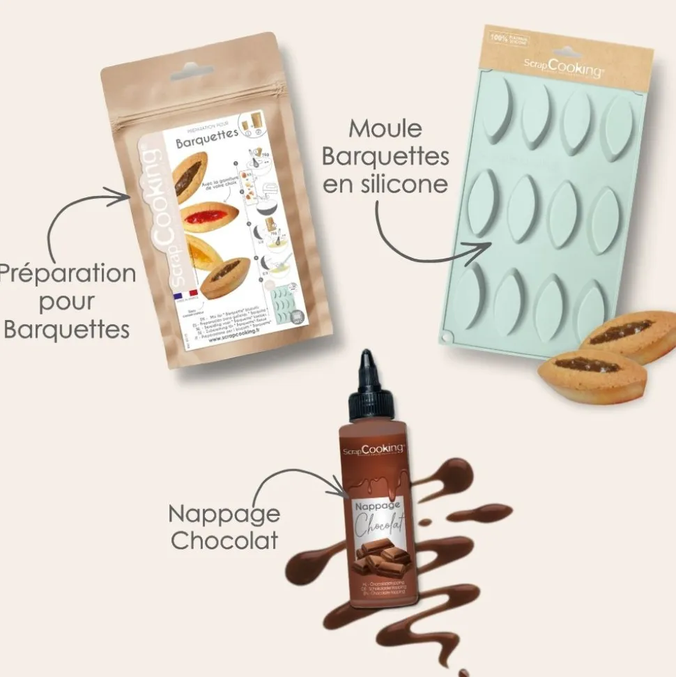 Pack barquettes chocolat