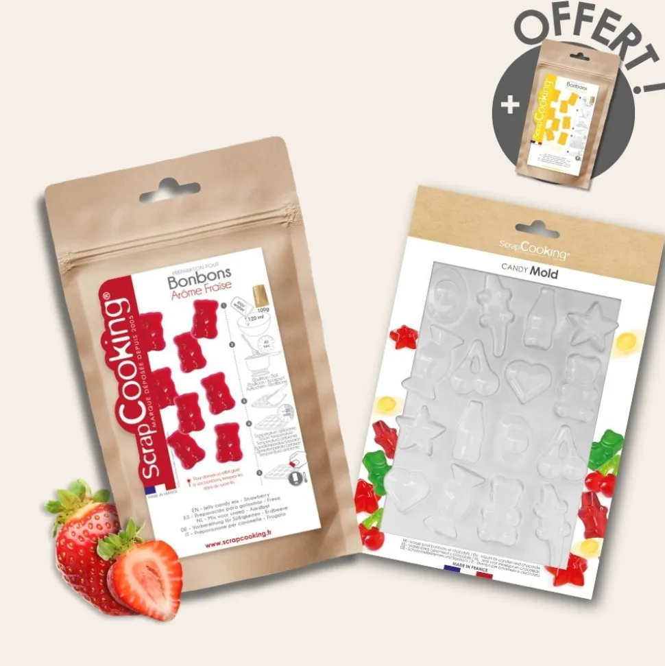 Pack bonbons fraise & citron