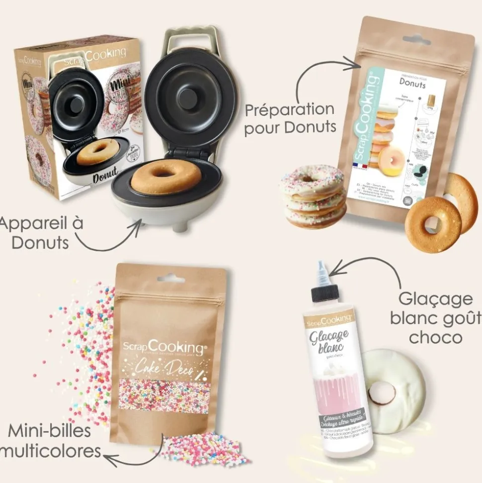 Pack donuts multicolores