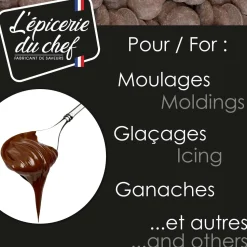 Palets de chocolat noir 500g