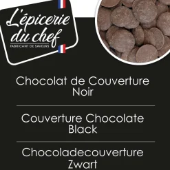 Palets de chocolat noir 500g