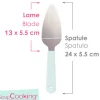 Pelle à tarte crantée en inox