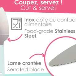 Pelle à tarte crantée en inox