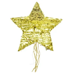 Piñata étoile dorée