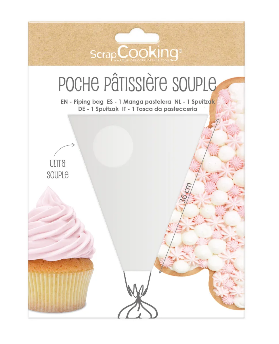 Poche à douille extra souple réutilisable 35cm