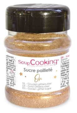 Pot de sucre pailleté OR