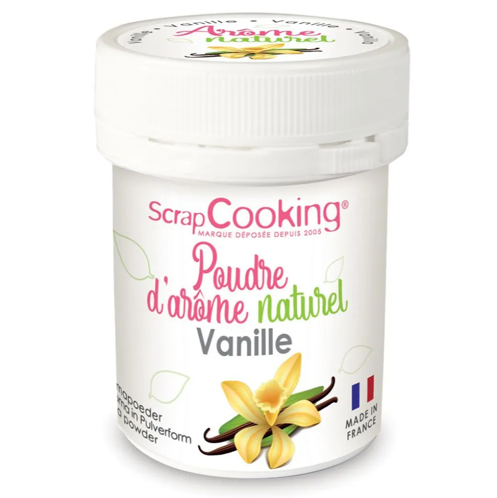 Poudre d'arôme naturel vanille
