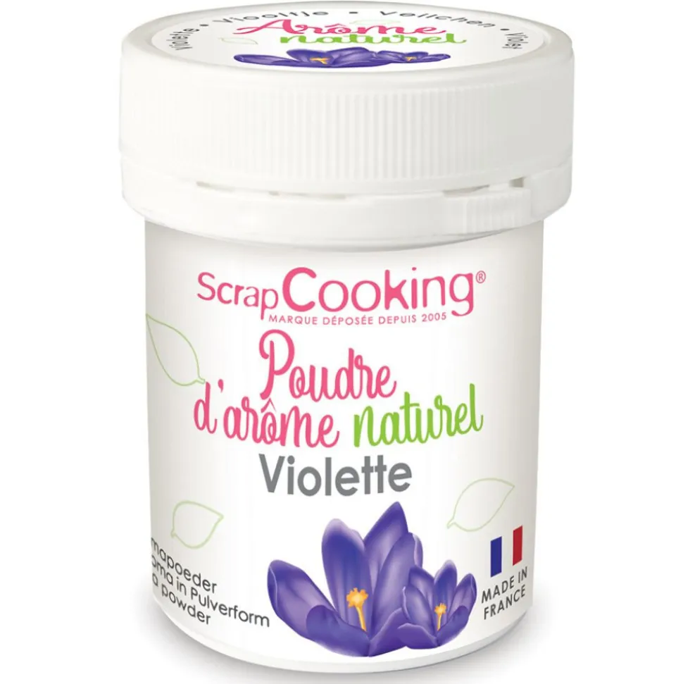Poudre d'arôme naturel violette
