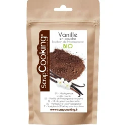 Poudre de vanille bourbon de Madagascar BIO 8g