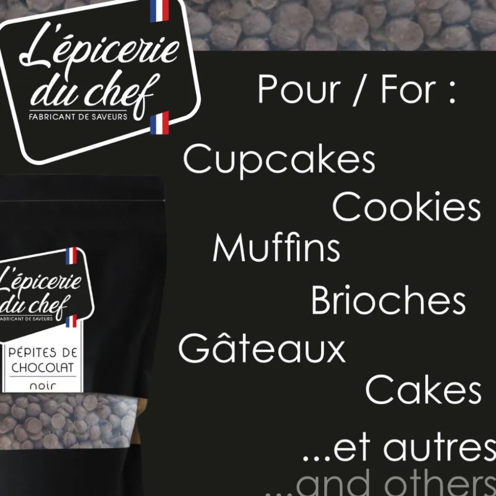 Pépites de chocolat noir 500g