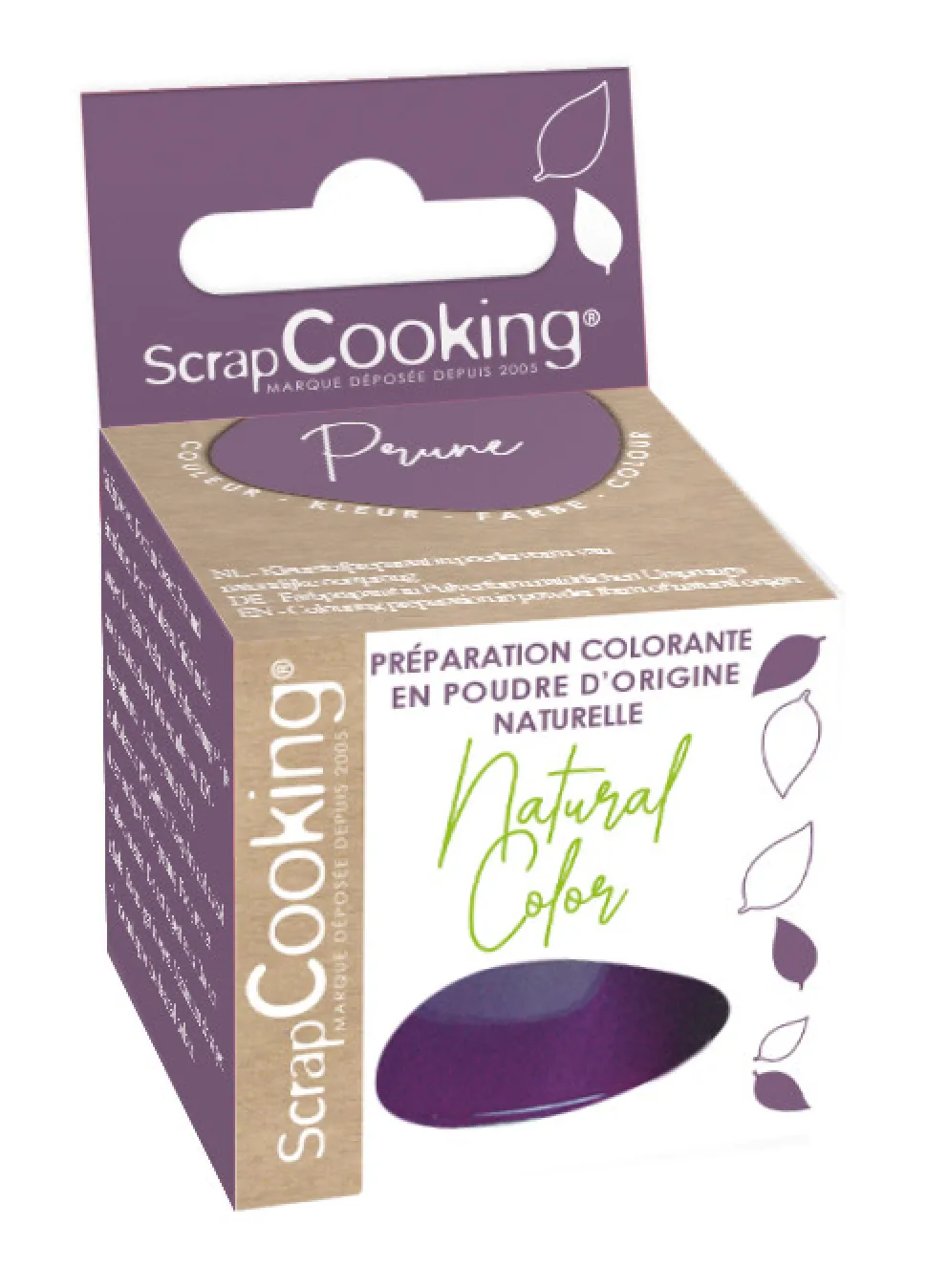 Préparation colorante en poudre - Violet Prune