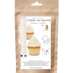 Préparation crème au beurre vanille