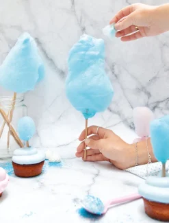 Prépa sucrée barbe à papa - bleu - goût cola 400g