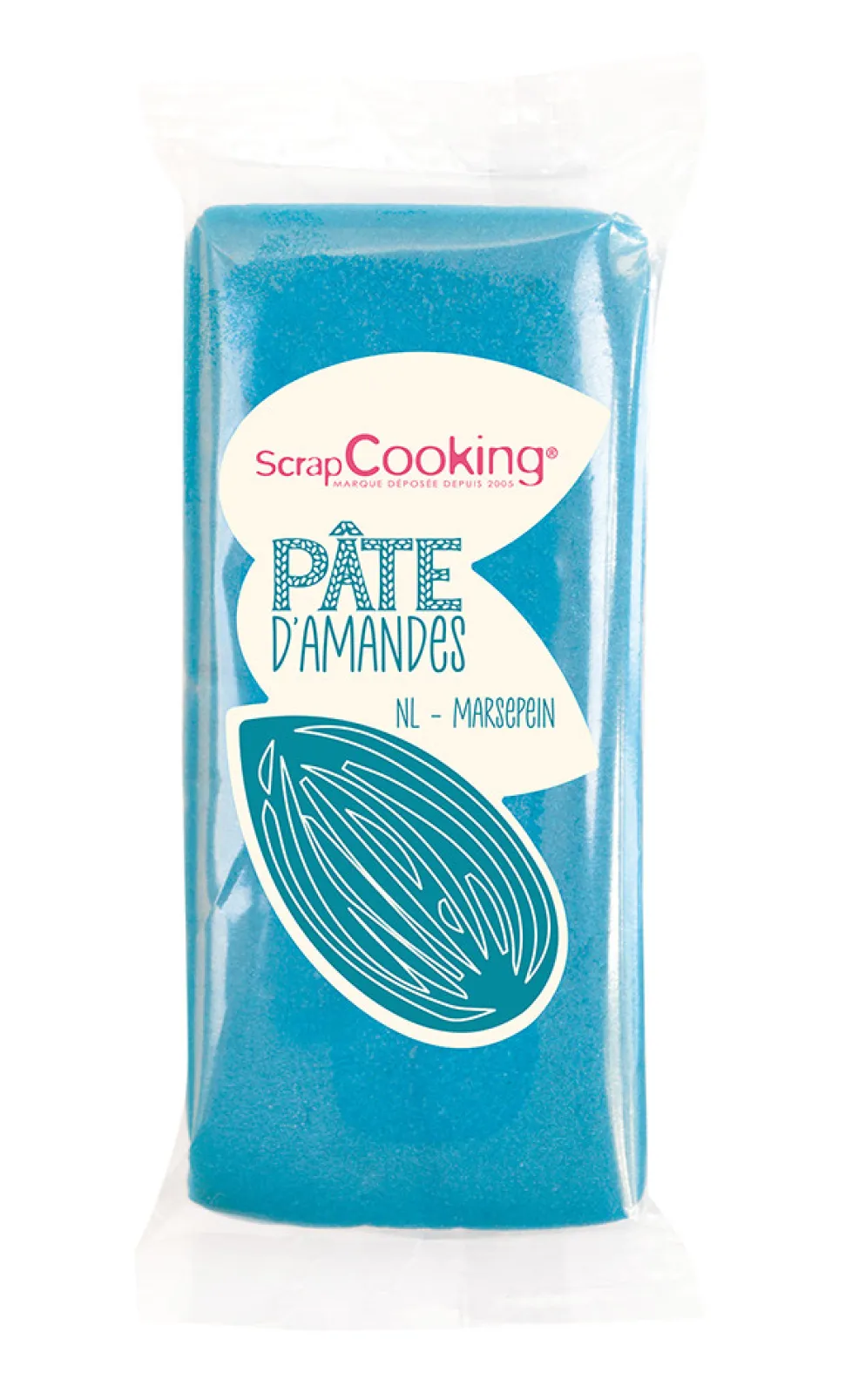 Pâte d'amandes bleue 200 gr