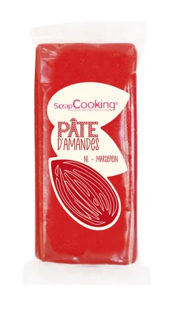 Pâte d'amandes rouge 200 g